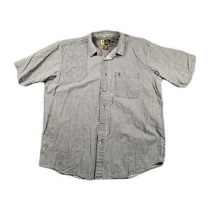 Vintage Browning Mens 2XL Short Sleeve Button Up Outdoor Casual‎ Hunting Shirt